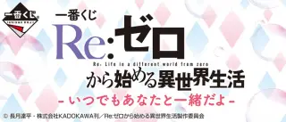 一番くじ Re:ゼロから始める異世界生活-いつでもあなたと一緒だよ-の画像