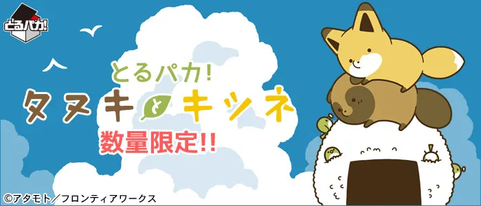 とるパカ!タヌキとキツネ(画像)