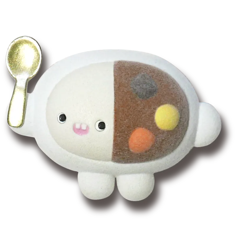aska.ふわふわフロッキー ボールチェーンマスコット ラインナップ 3