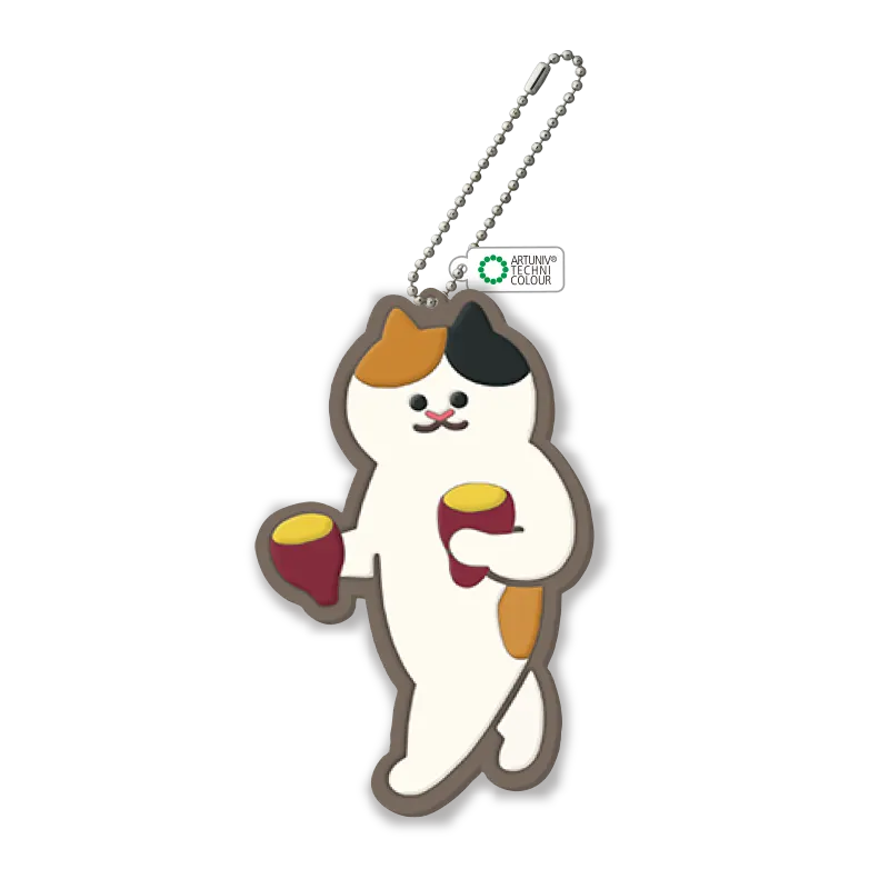 SUIMIN 運ぶねこぷっくりラバーマスコット ラバーマスコット ラインナップ 6
