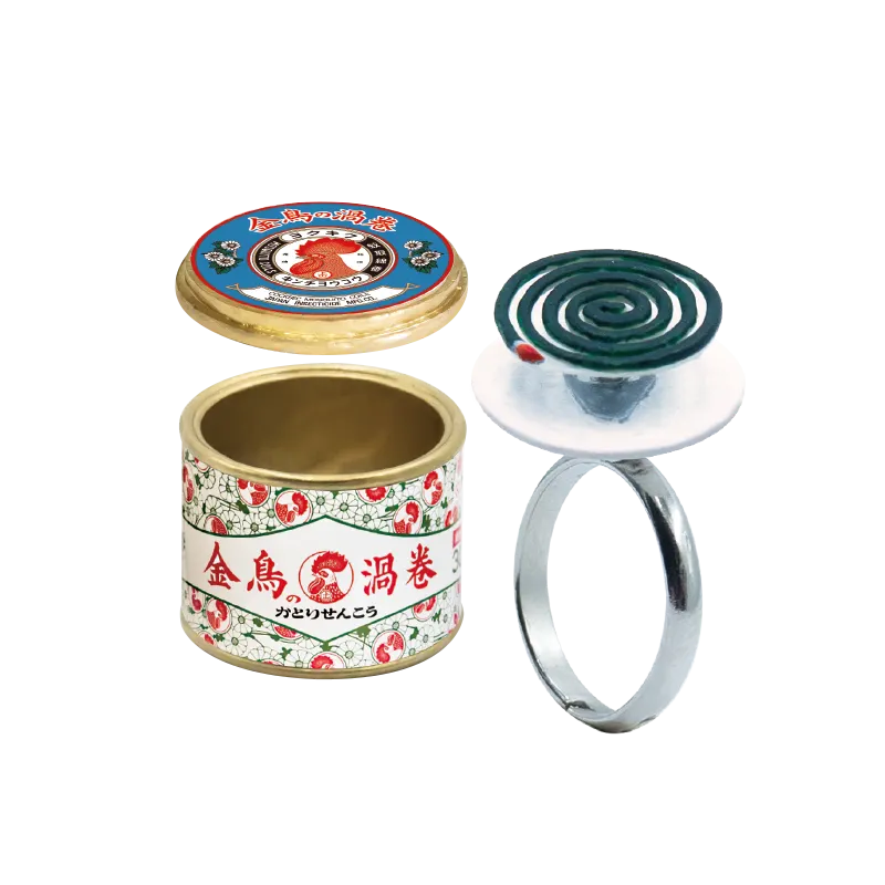 缶詰リングコレクション 金鳥の渦巻<蚊取り線香ペアリング編> ラインナップ 2
