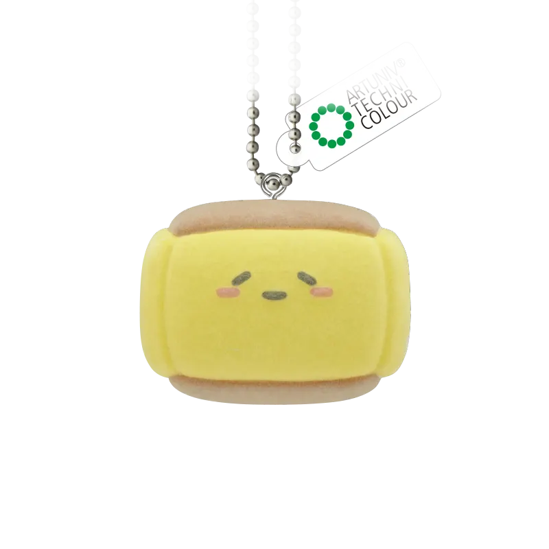 モチパンふわふわフロッキー ボールチェーンマスコット ラインナップ 3