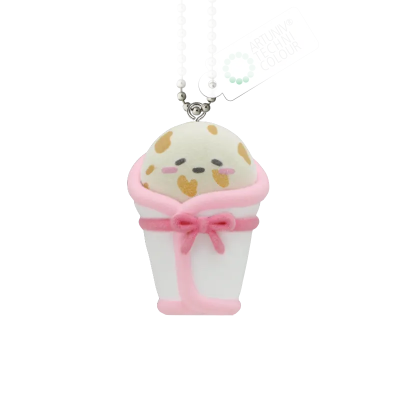 モチパンふわふわフロッキー ボールチェーンマスコット ラインナップ 6