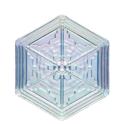 雪の結晶 チャームストラップ 星形樹枝Ⅳ