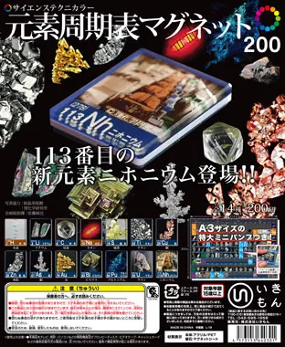 元素周期表マグネット(画像)