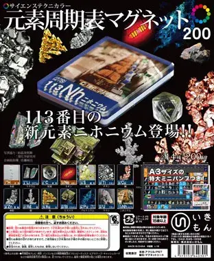 元素周期表マグネットの画像