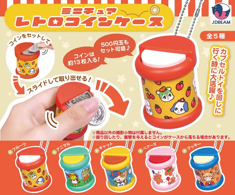 ミニチュアレトロコインケース(画像)