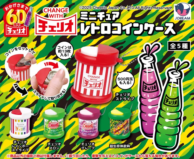 チェリオ ミニチュアレトロコインケース(画像)