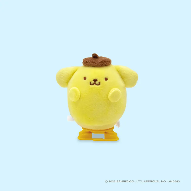 サンリオキャラクターズ ふにゅまるトコトコぬいぐるみ ポムポムプリン