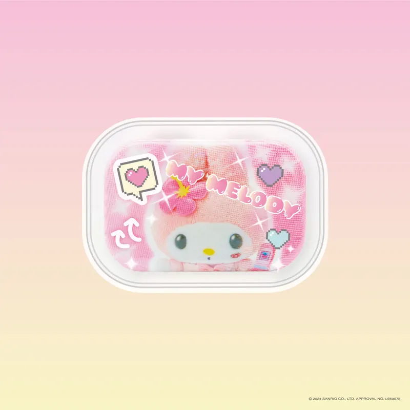 Sanrio characters ときめき平成コギャル プリクラ風♥缶バッジ&カバー ラインナップ 3