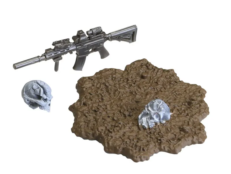 カプセルQキャラクターズ アーマード・アクション・スカル 戦え! ドクロマン「骸骨アメリカ兵DEVGRU（デブグル）」−武器編 ラインナップ 7