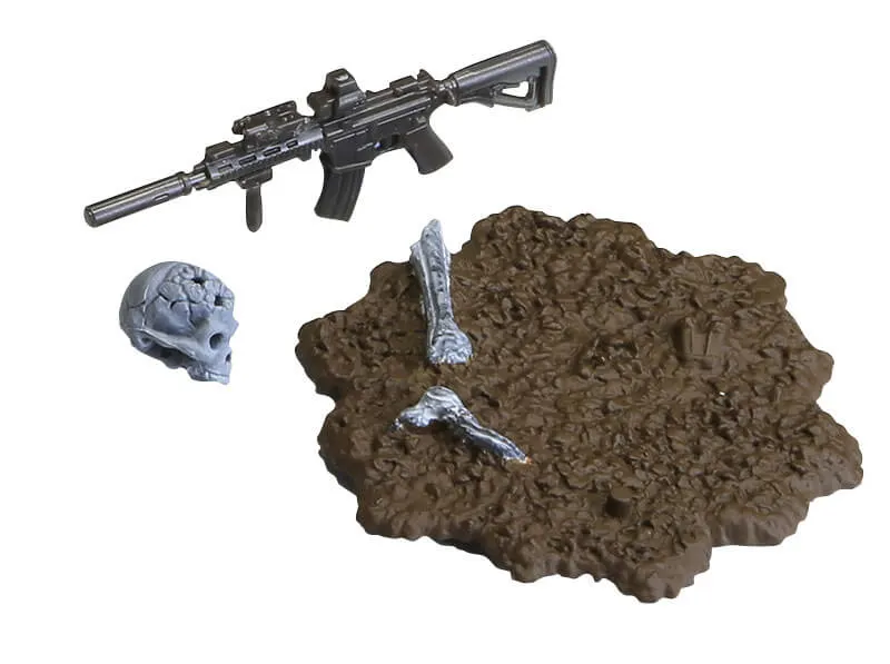 カプセルQキャラクターズ アーマード・アクション・スカル 戦え! ドクロマン「骸骨アメリカ兵DEVGRU（デブグル）」−武器編 ラインナップ 8