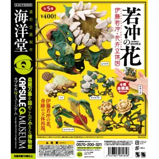 カプセルQミュージアム 若冲の花 伊藤若冲・花卉立体図の画像