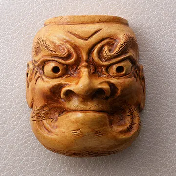魔除の仮面~能面根付~ ×2色/ ラインナップ 6