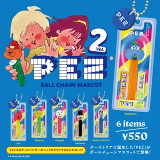 PEZ ボールチェーンマスコット Vol.2 12個BOXの画像