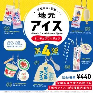 地元アイス ミニチュアフィギュア 第4弾の画像