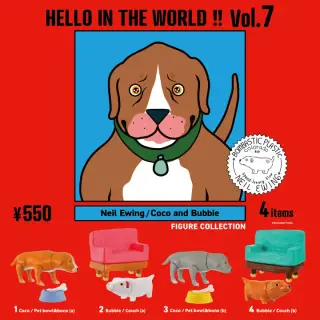 HELLO IN THE WORLD !! Vol.7 Neil Ewing / Coco and Bubbie フィギュアコレクションの画像