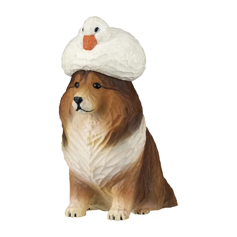 あかねの木彫り アヒルと犬 ラインナップ 5