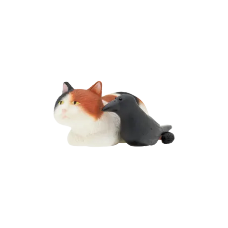 なかよし動物シリーズ 猫とカラス ラインナップ 4