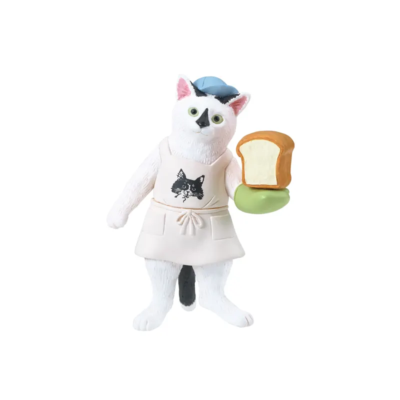 CAT&BAKES9456 キャットベーカリーフィギュア クロワッサン職人
