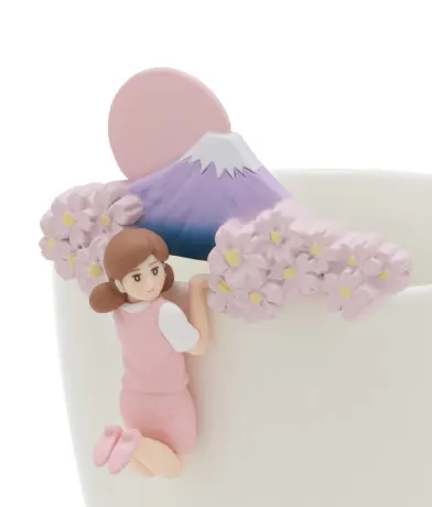 コップのフチ子 JAPAN パステル ラインナップ 4