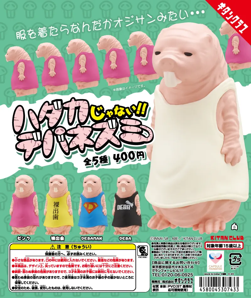 ハダカじゃない!!デバネズミ(画像)