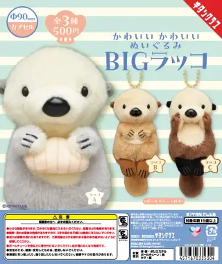 かわいい かわいい ぬいぐるみ BIG ラッコの画像