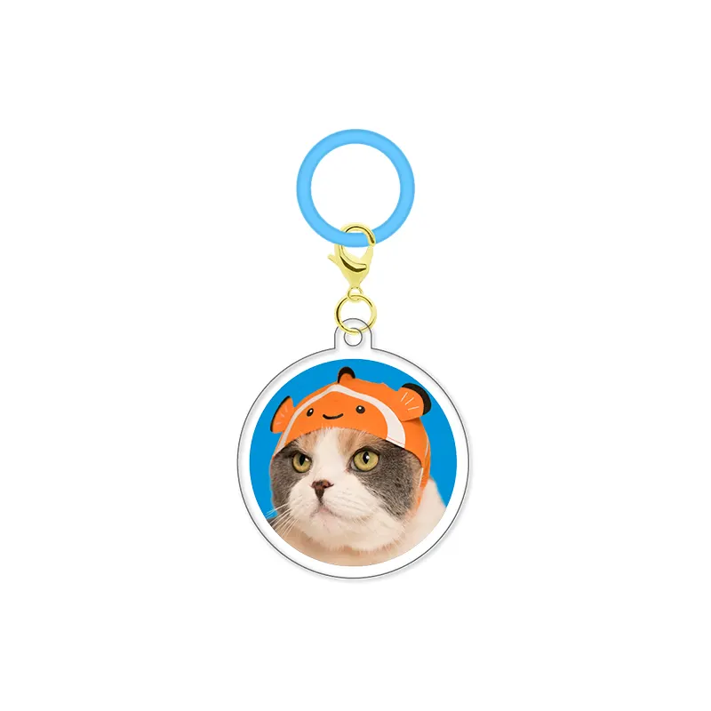 かわいい かわいい ねこのかぶりもの アクリルチャーム ラインナップ 6