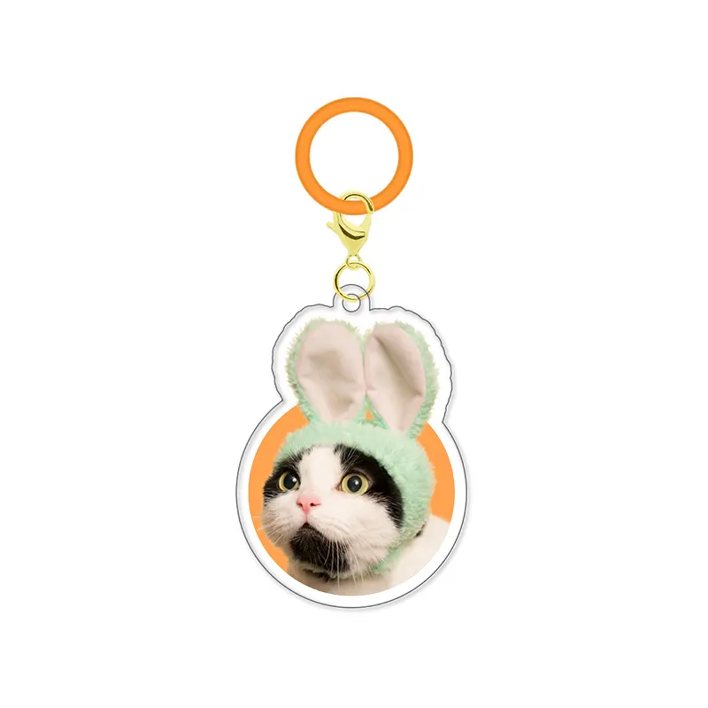かわいい かわいい ねこのかぶりもの アクリルチャーム ラインナップ 7