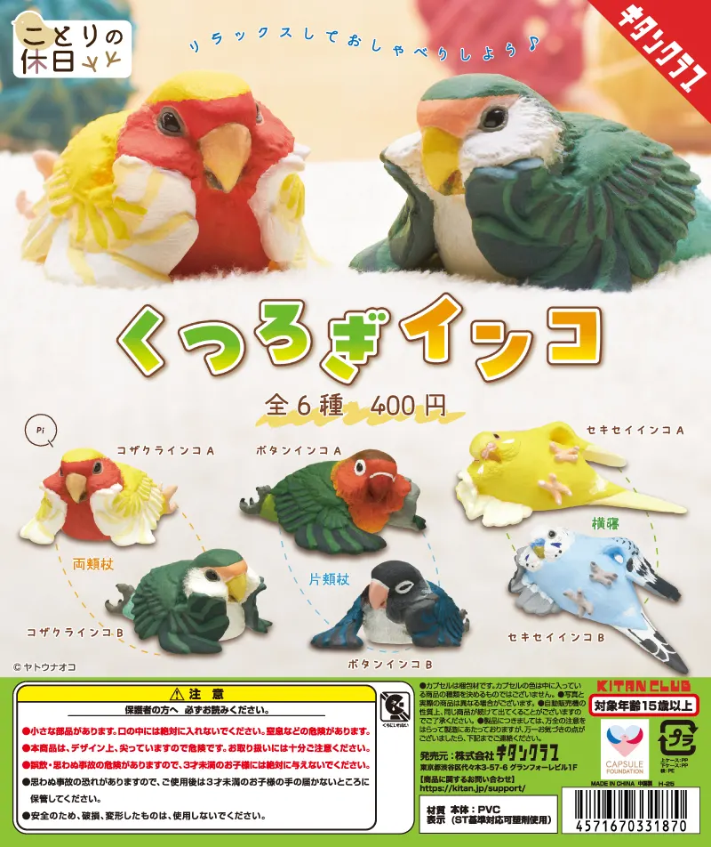 ことりの休日 くつろぎインコ(画像)
