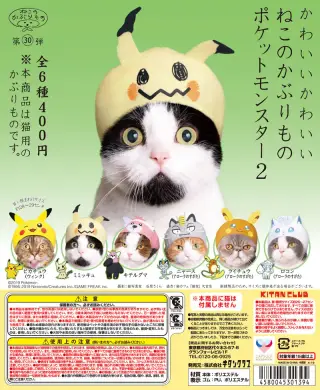 かわいい かわいい ねこのかぶりもの ポケットモンスター２の画像