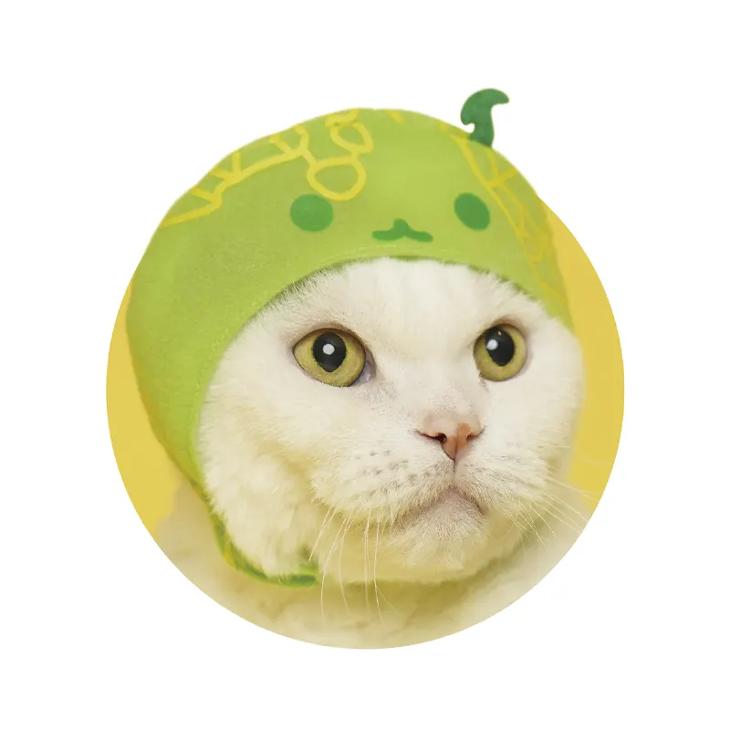 かわいい かわいい ねこのかぶりもの スイカゲーム デコポン