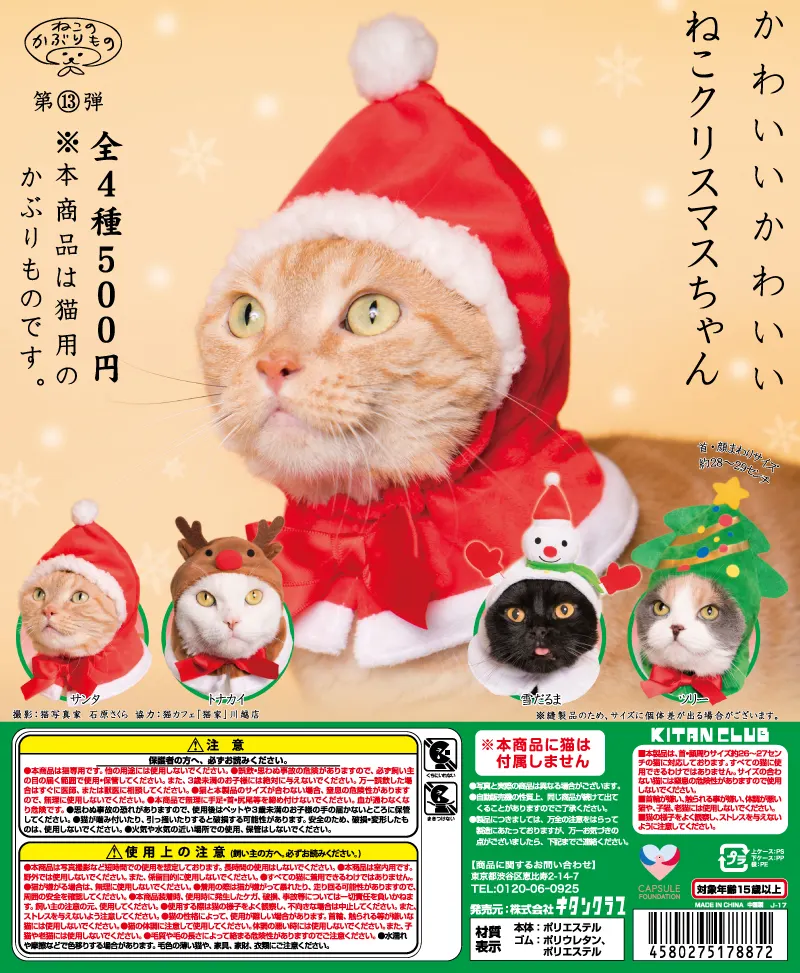 かわいい かわいい ねこクリスマスちゃん(画像)