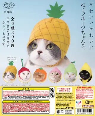 かわいい かわいい ねこフルーツちゃん２の画像