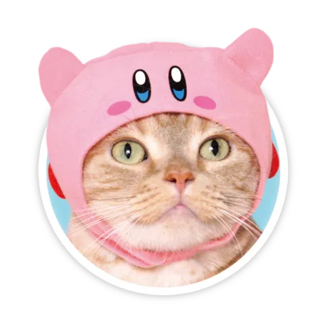 かわいい かわいい ねこのかぶりもの 星のカービィ ラインナップ 3