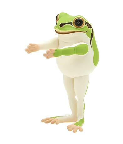 並べ隊 整列アマガエル ラインナップ 3