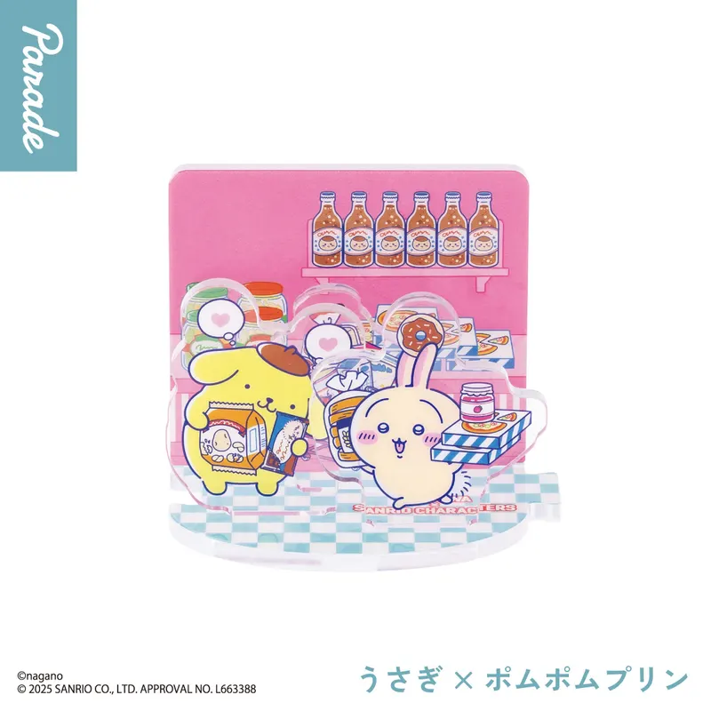 ちいかわ×サンリオキャラクターズ レイヤーアクリルスタンド ラインナップ 4