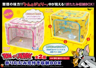 折りたたみ窓付き収納BOXの画像