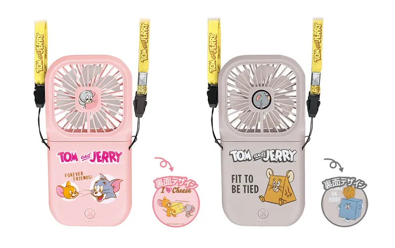モバイルバッテリー付首かけファン ラインナップ 2