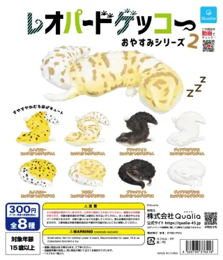 レオパードゲッコー おやすみシリーズ2の画像