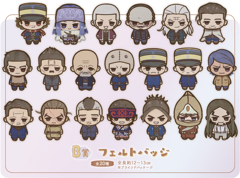 セガ ラッキーくじ　ＴＶアニメ『ゴールデンカムイ』 Petit Art Collection ラインナップ 3