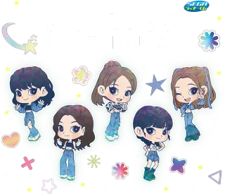 セガ ラッキーくじ「LE SSERAFIM」の画像