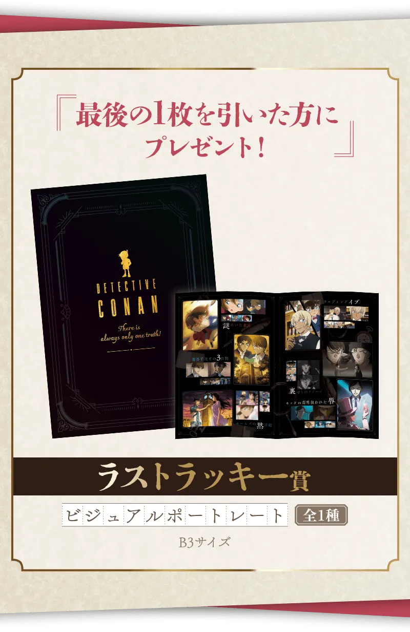 セガ ラッキーくじ　名探偵コナン　メモリアルカットFILE.3 ラインナップ 13