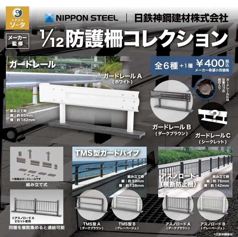 1/12防護柵コレクション(画像)