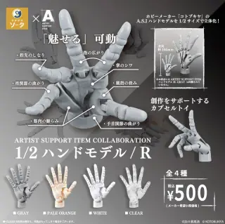 ARTIST SUPPORT ITEM COLLABORATION 1/2 ハンドモデル / Rの画像