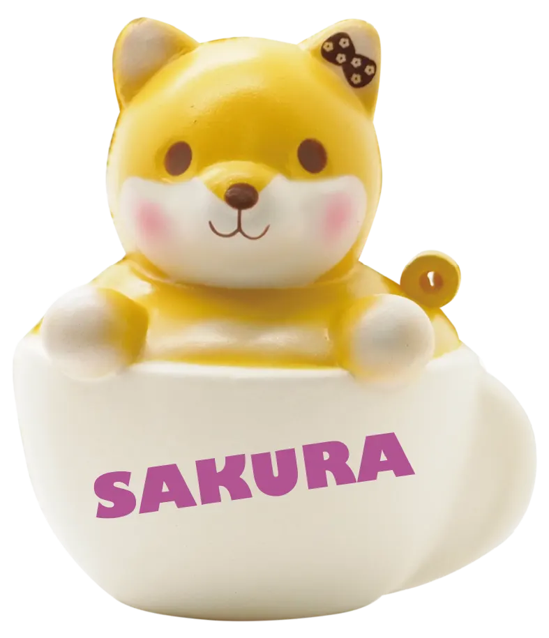 豆しば三兄弟 ラテアートスクイーズボールチェーン ラインナップ 6