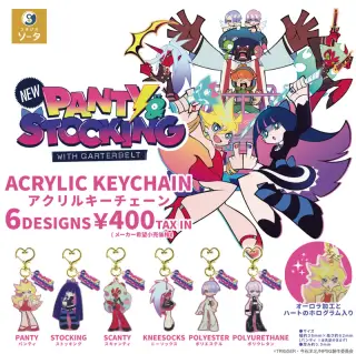 New PANTY ＆ STOCKING with GARTERBELT アクリルキーチェーンの画像