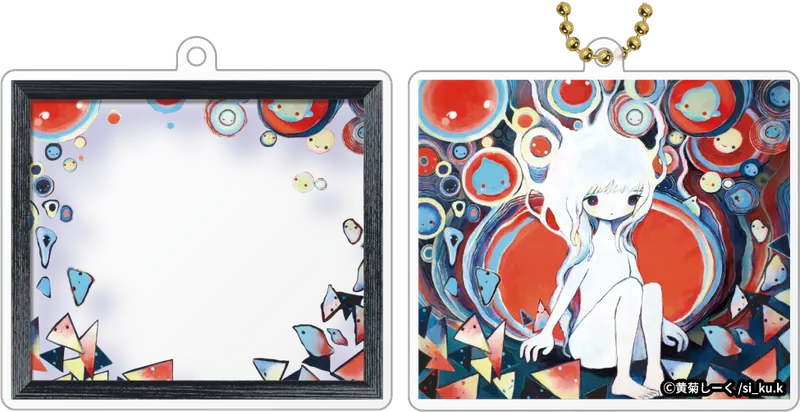 レイヤーフレームギャラリーシリーズ 黄菊しーく アクリルキーチェーン ラインナップ 2