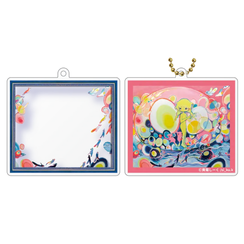 レイヤーフレームギャラリーシリーズ 黄菊しーく アクリルキーチェーン3 ラインナップ 3