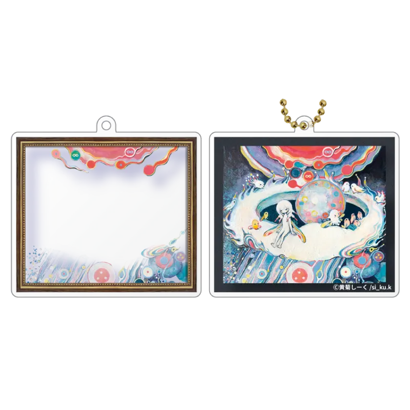 レイヤーフレームギャラリーシリーズ 黄菊しーく アクリルキーチェーン3 ラインナップ 4